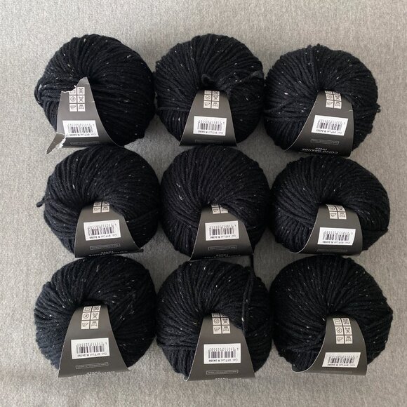 NWT Lamana Como Grande Tweed Colour 01T Black Lot of 9 - Picture 8 of 9